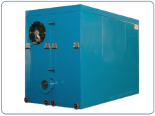 Acoustic chamber for pressure blower